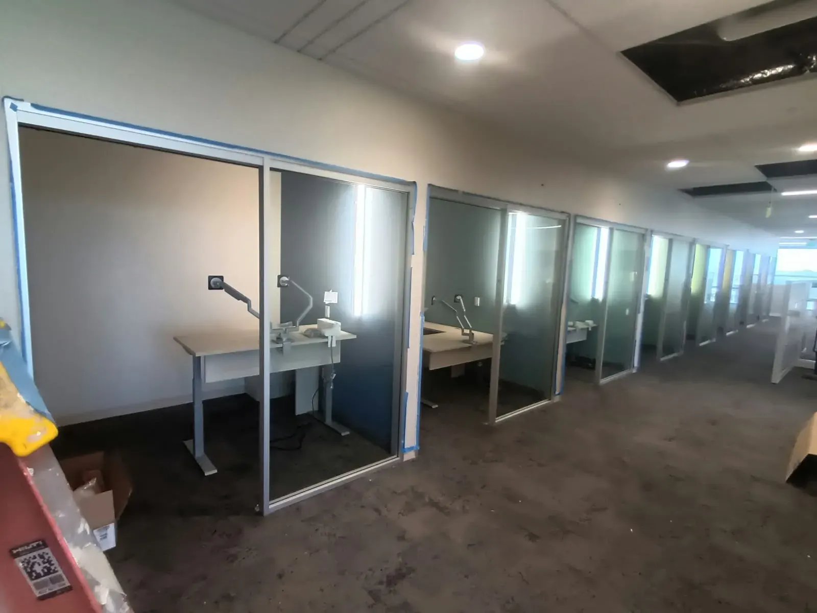 Commercial painting in San Jose, CA: office suite with freshly painted walls